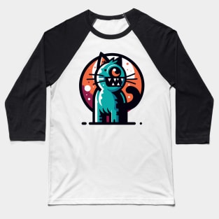 monster cat Baseball T-Shirt